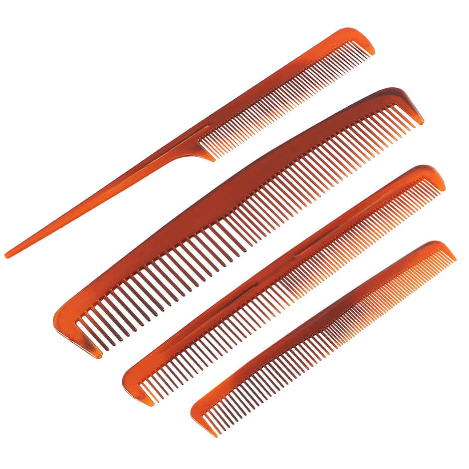 Midazzle Hair Comb Set of 4 (MIOC2901) Assorted