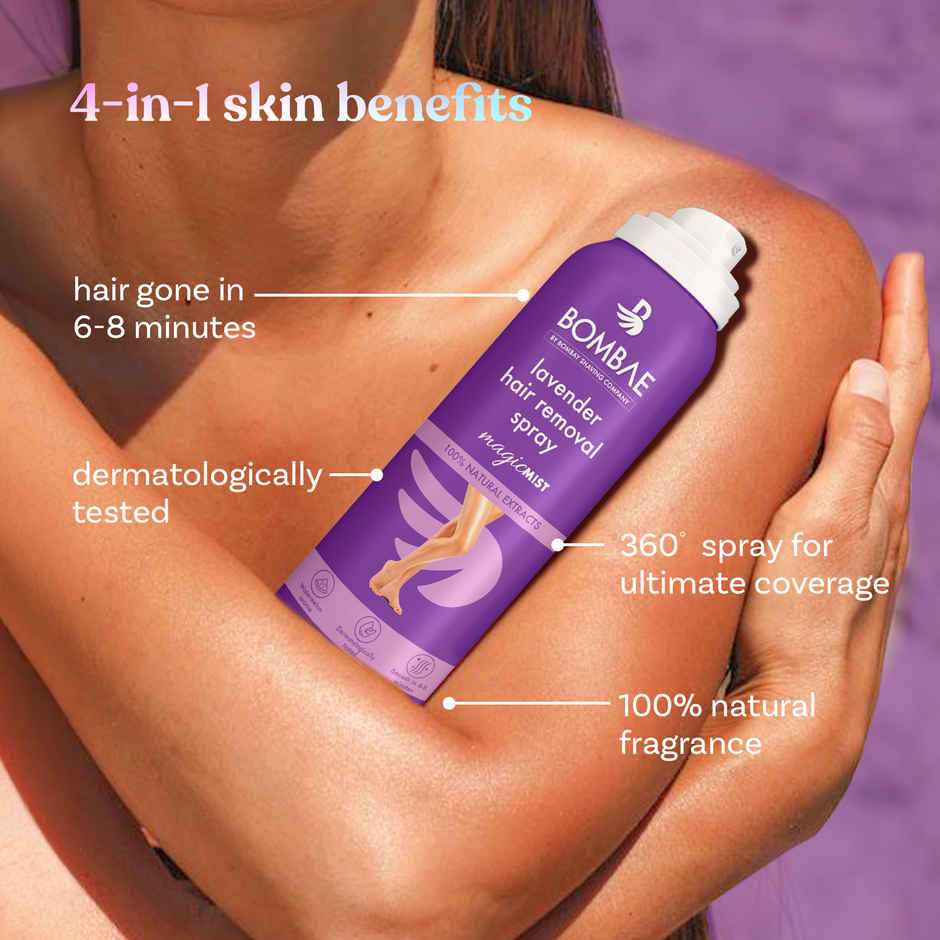 Bombae Lavender Hair Removal Spray