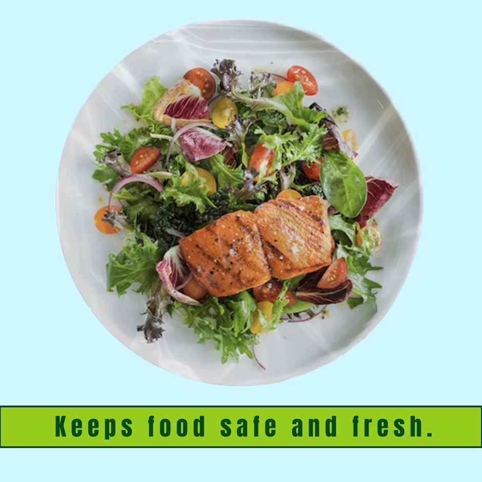 Ezee 100 m Cling Film Wrap | 12 Inches | BPA Free | Multipurpose | Non-Stick Microwave Safe