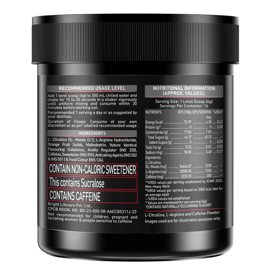 MuscleBlaze Pre Workout 200, (Fruit Splash, 20 servings)