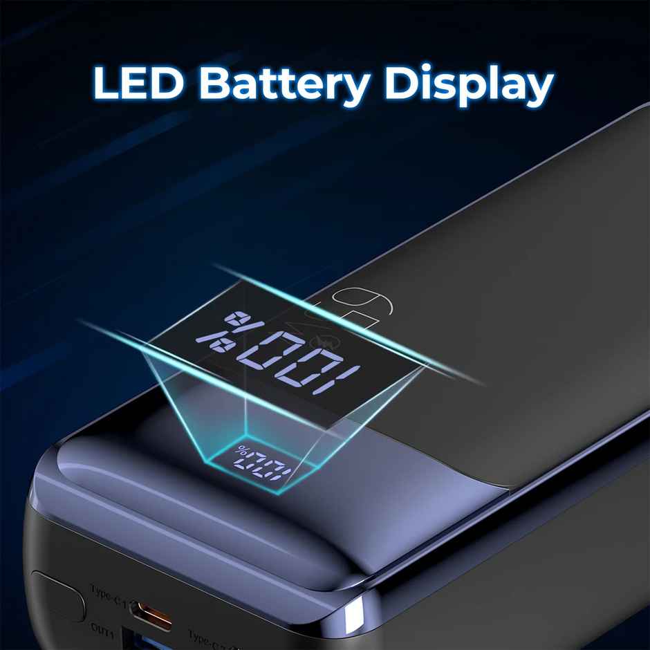 Gizmore Pd65Kp Rapid Charge 30000 mAh Power Bank - 4 Power Output Port | 65W