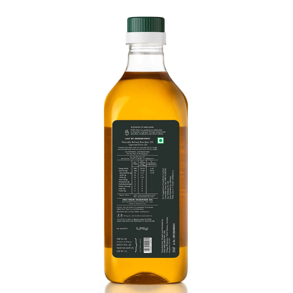 Jivo So-Olive Blend Of Rice Bran and Olive Oil