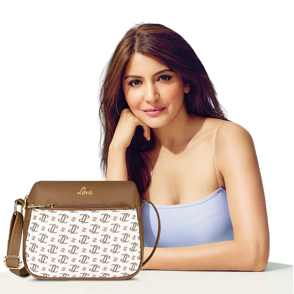 Lavie Women's Mono Ll Farah Crossbody Sling Bag | Ladies Purse Handbag | Off White