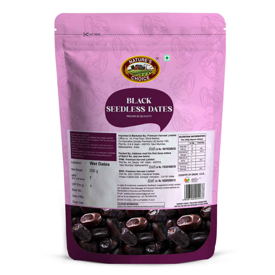 Nature's Choice Black Seedless Date