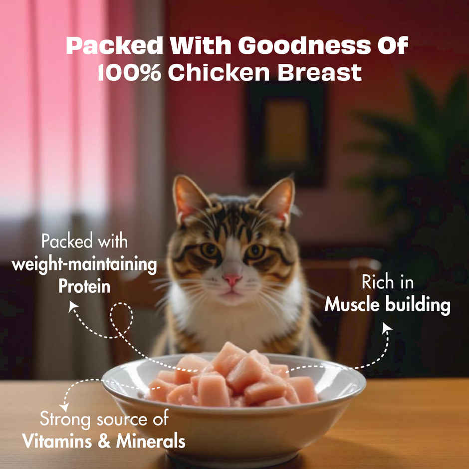 Pawfect Nature Feast Chicken Breast Freeze-Dried Cat Training & Reward Treats