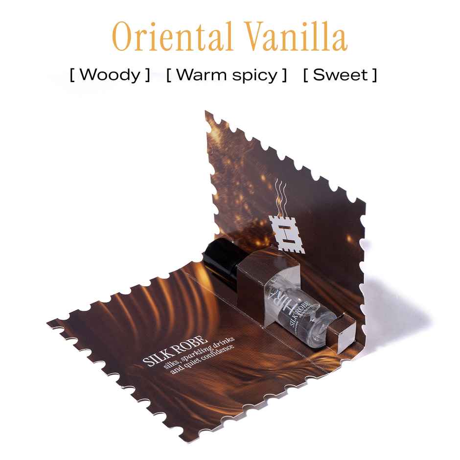 HIRA Silk Robe Eau De Parfum Mini for Women with Cognac & Vanilla Notes