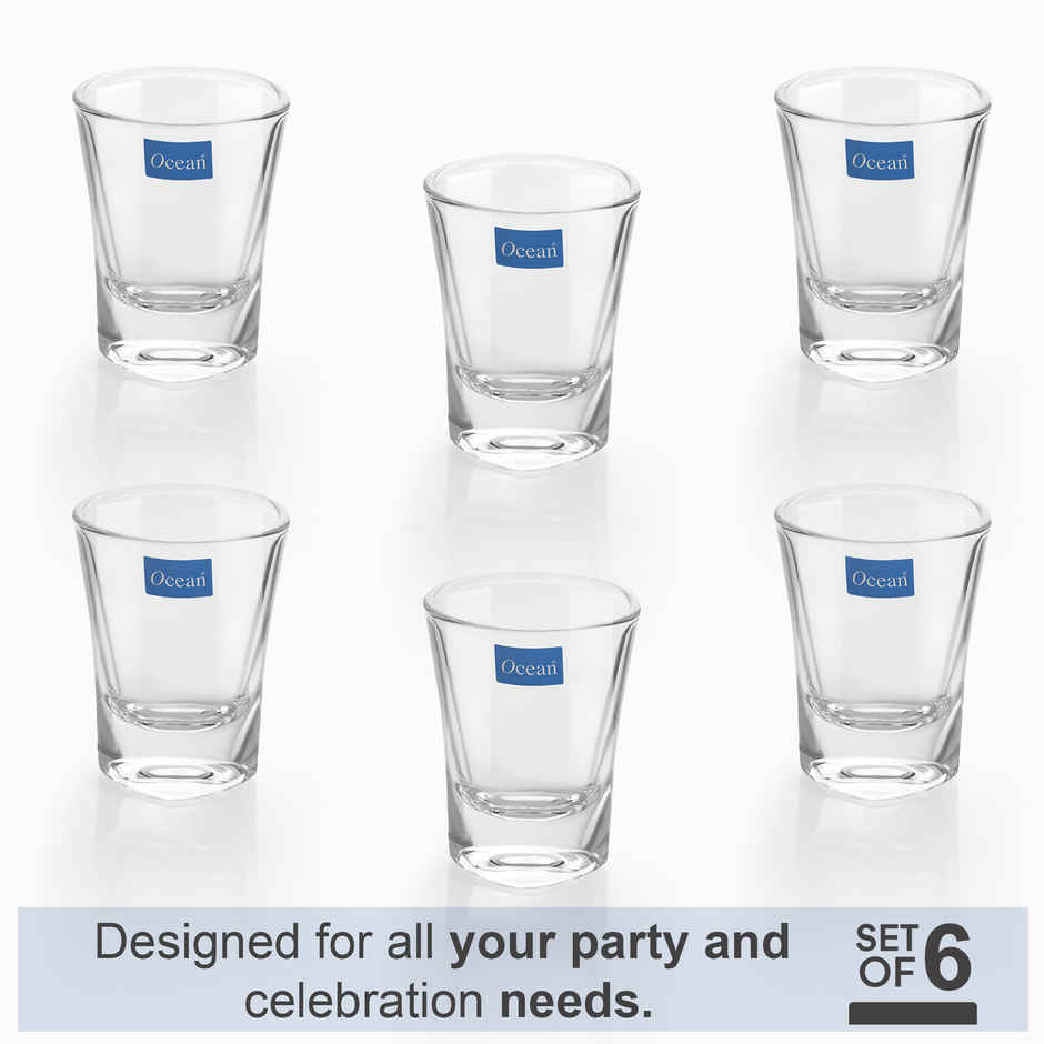 Ocean Solo Shot Glass (60Ml, 6Pcs)