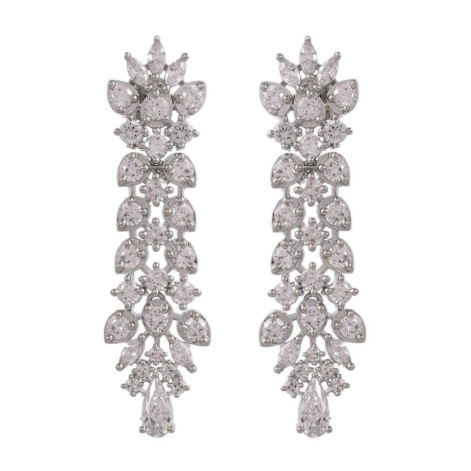 Voylla Starlight Stella Long Statement Earrings