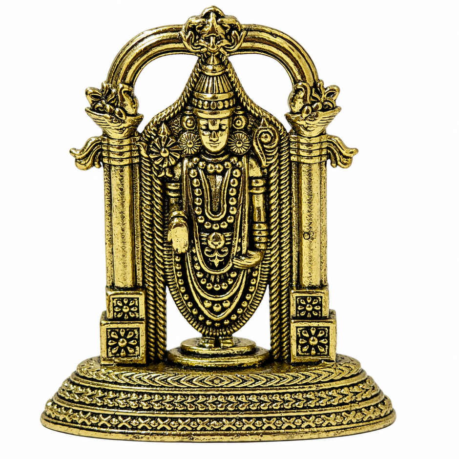 Pure Brass Tirupati Idol | Estoria Collective