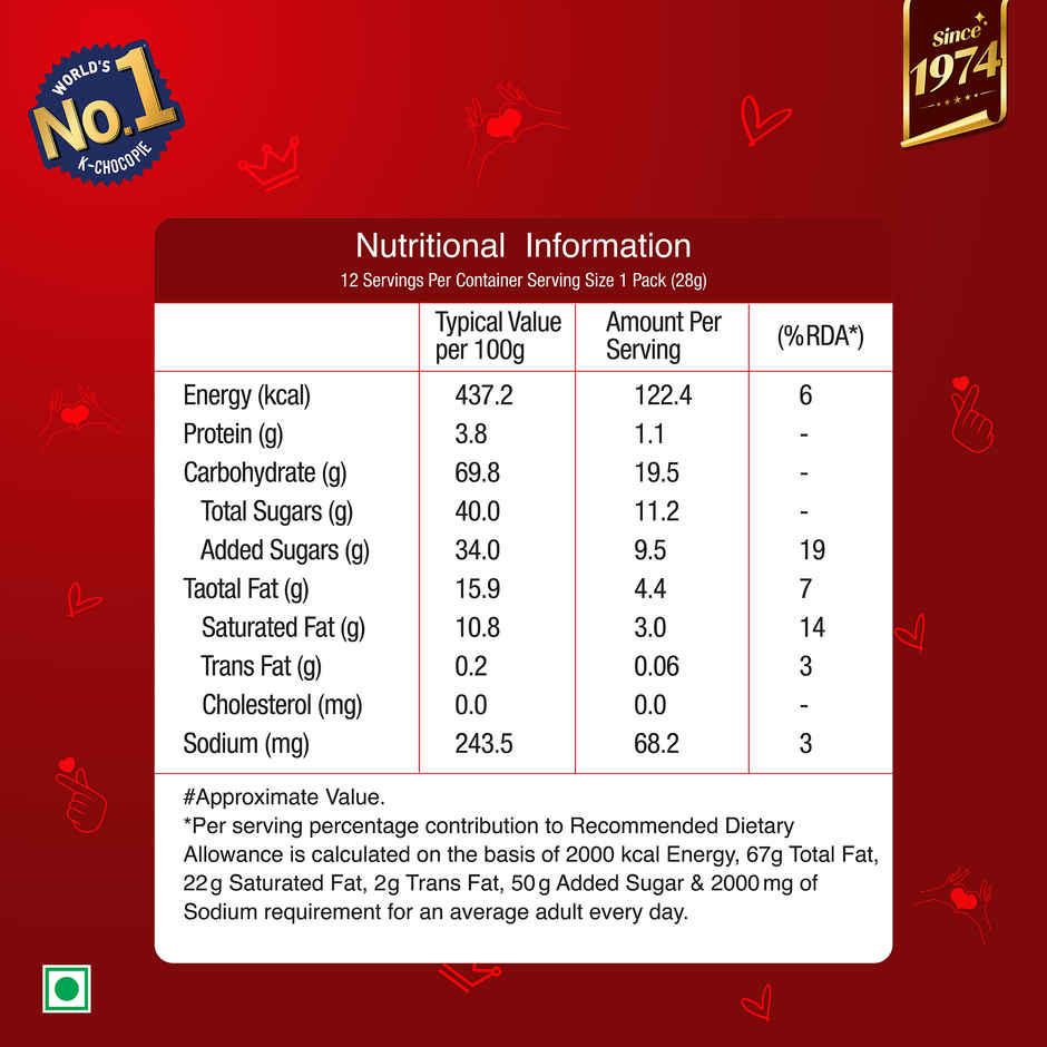 Orion Choco Pie | Chocolate Coated Soft Biscuit