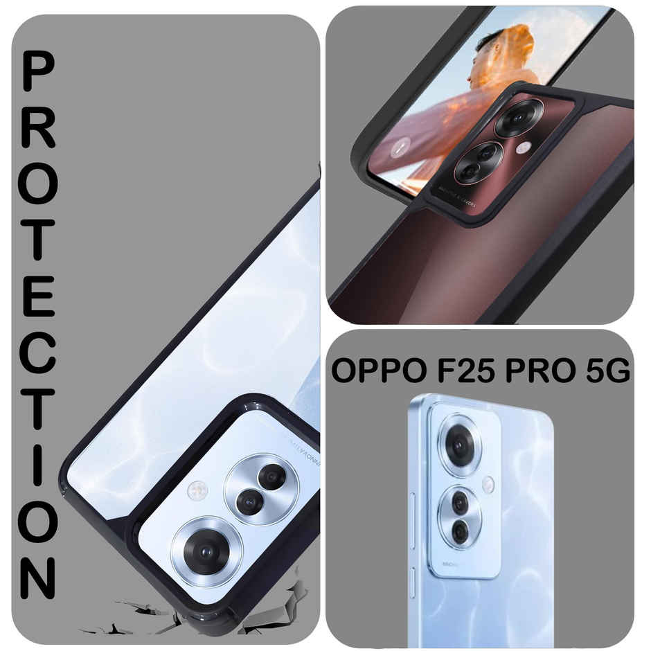 Artistque Case for Oppo F25 Pro 5 TPU Back Cover - Transparent Shockproof