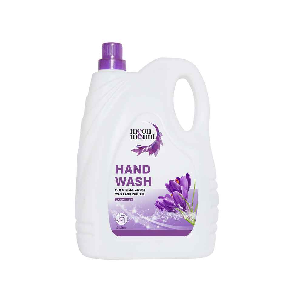 Moon And Mount Hand Wash Protection From Germs Hand Wash Liquids (Lavender) 5 l