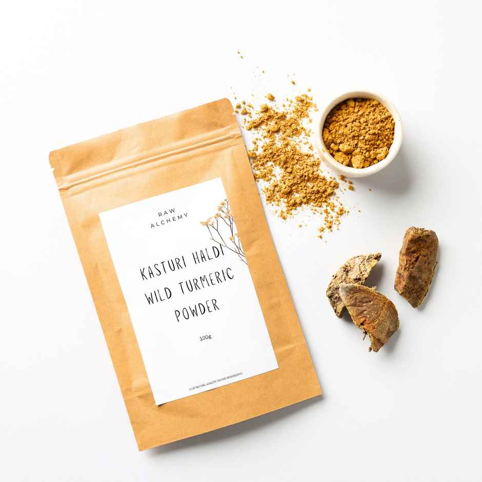 RAW ALCHEMY Kasturi Haldi Wild Turmeric Powder