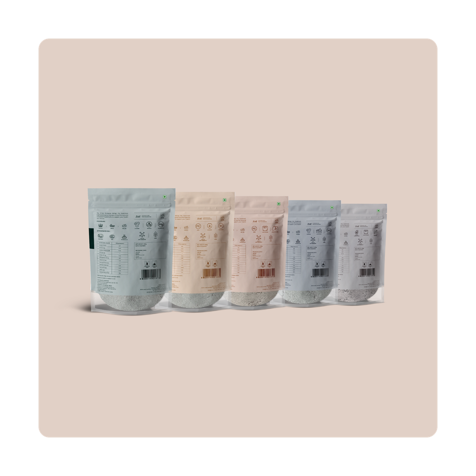 The Millet Company Pre-Soaked Millet Flour Combo Pack Of 5