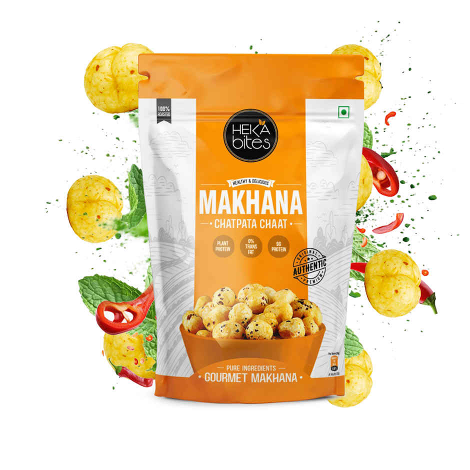 Heka Bites Roasted Makhana Chatpata Chaat