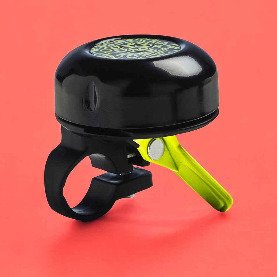 Decathlon Btwin Kids Easy Dring 500 Cycle Bell | Black/Yellow