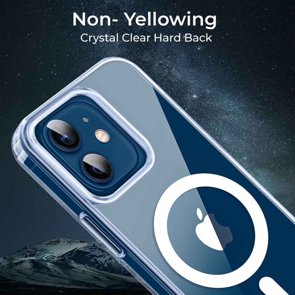 Artistque Case for Iphone 12 Mini Back Cover - Transparent Clear Magsafe