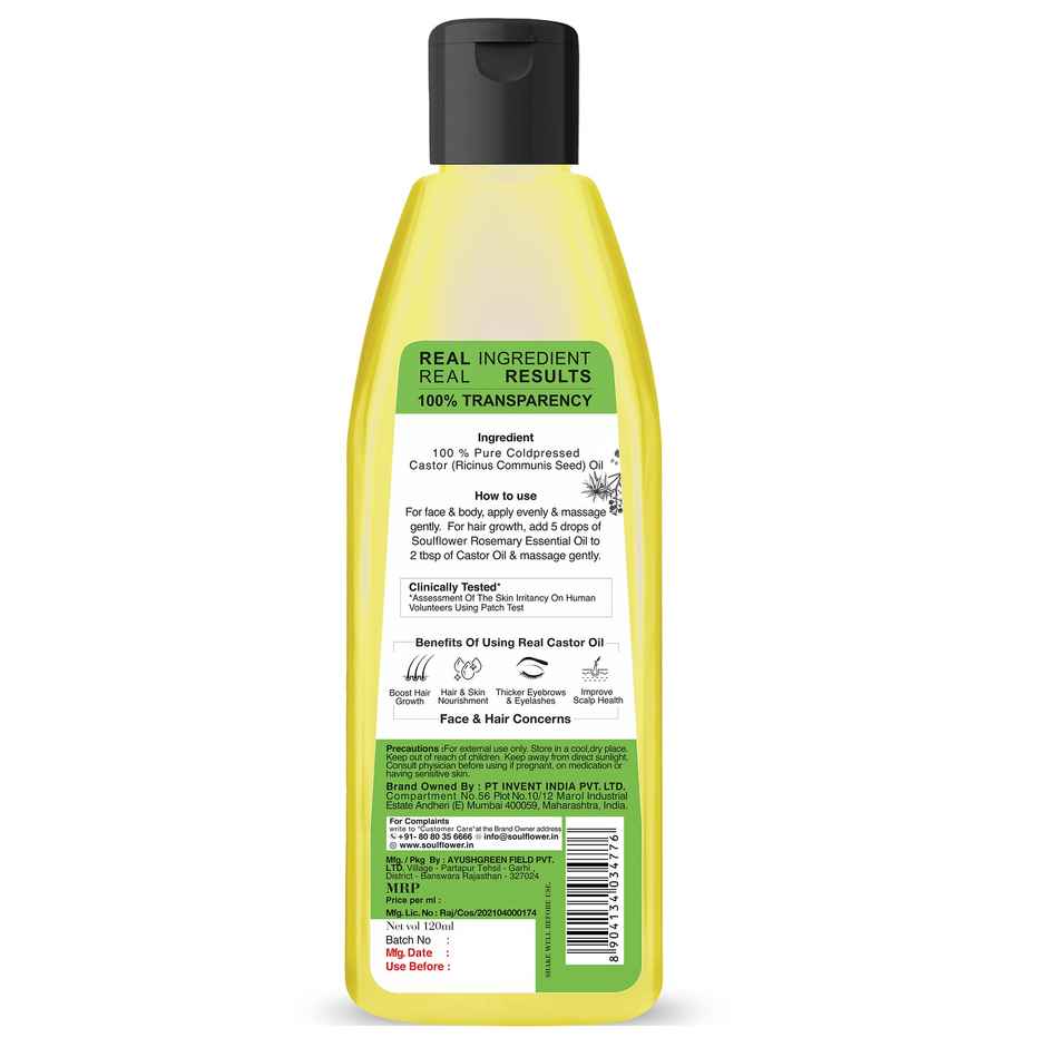 Soulflower Cold Pressed Castor Oil