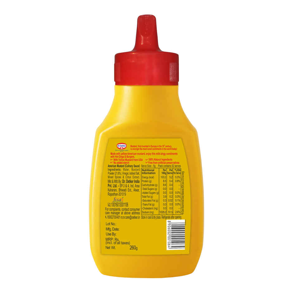 Dr.Oetker American Mustard Sauce