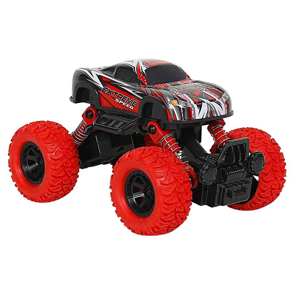 Hamleys Ralleyz Pull Back Monster Car for Kids, 3Y+, Red