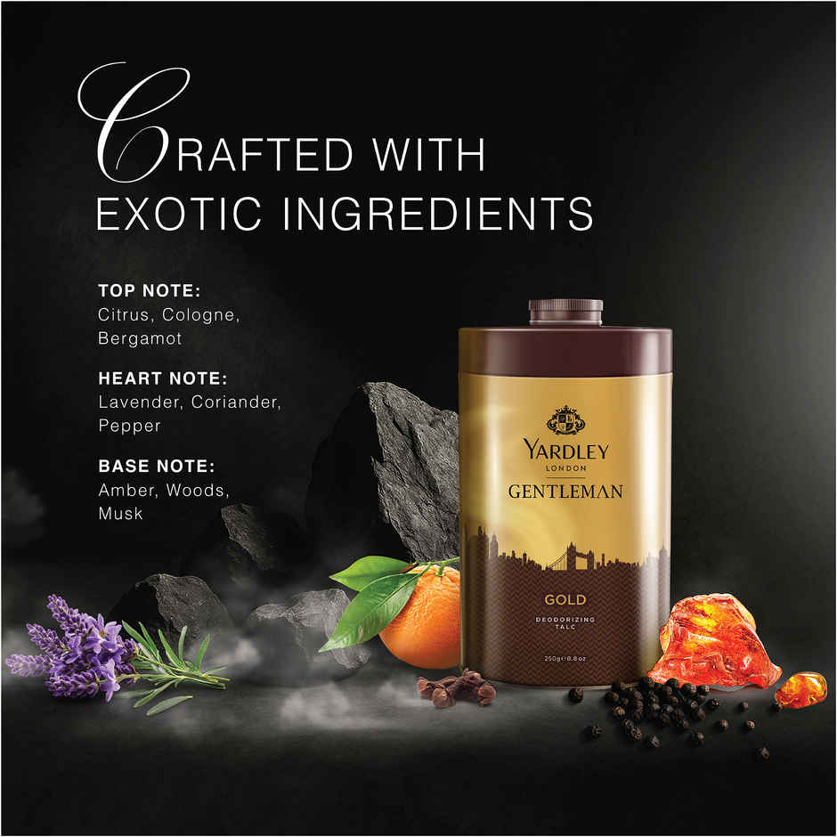 Yardley London Gold Perfumed Talc