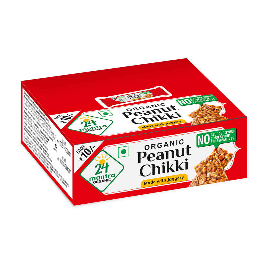 24 Mantra Organic Peanut Chikki