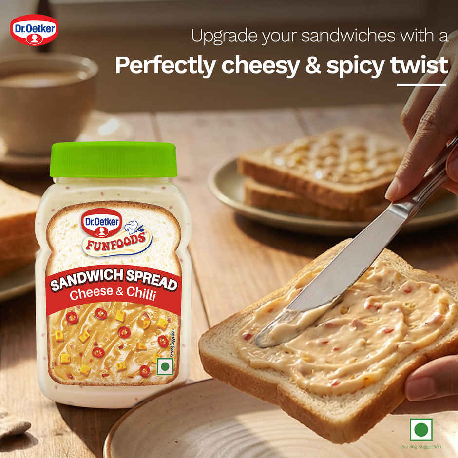 Dr. Oetker Fun Foods Veg Cheese & Chilli Sandwich Spread