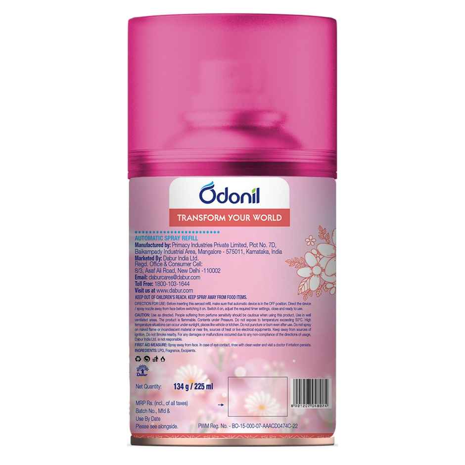 Odonil Exotic Floral Bliss Automatic Room Freshener Spray Refill