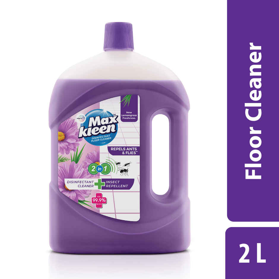 Maxkleen Lemongrass Freshness 2in1 Repellant + Disinfectant Floor Cleaner | Can