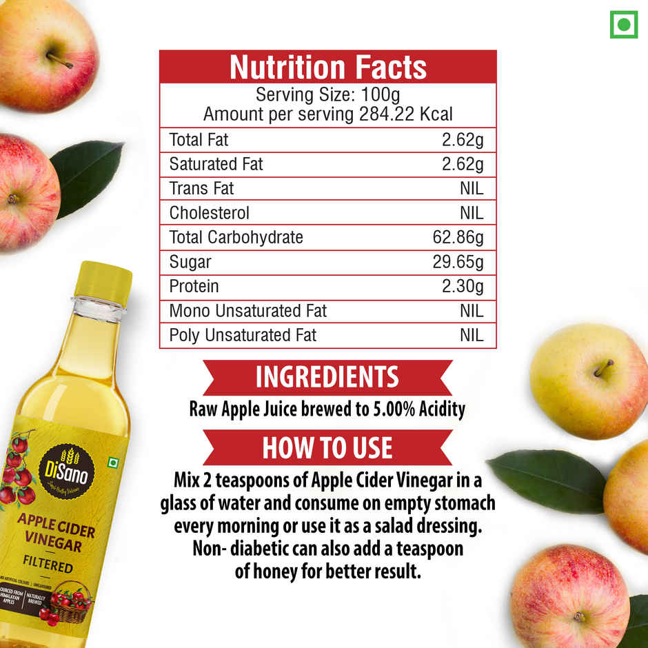 Disano Apple Cider Vinegar Filtered