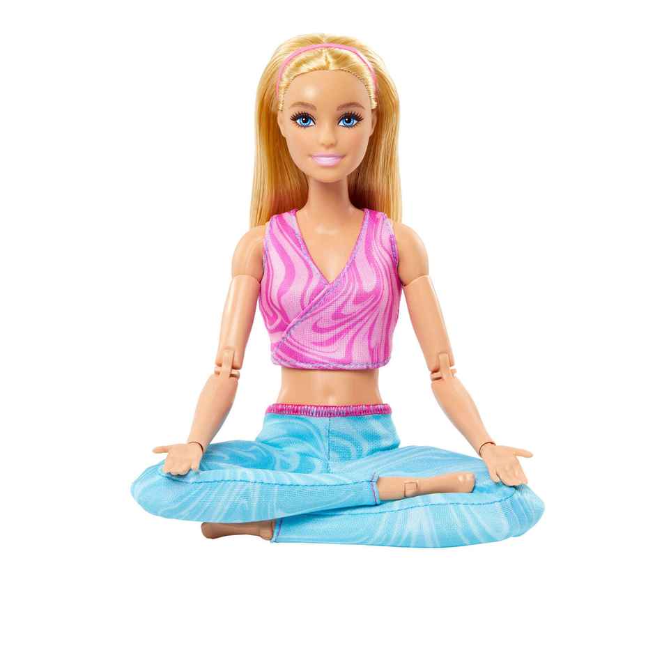 Barbie Fashion move Doll | Blonde with Removable Sports Top & Pants 22 Bendable Joints