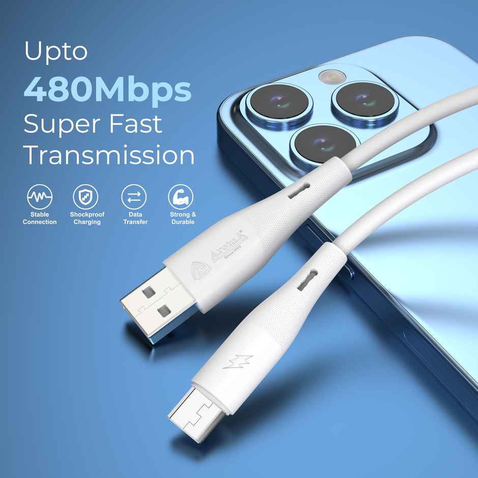 Aroma UC100 | 30W | USB To Micro | 1 m Ultra Fast Flexible Charging Data Cable