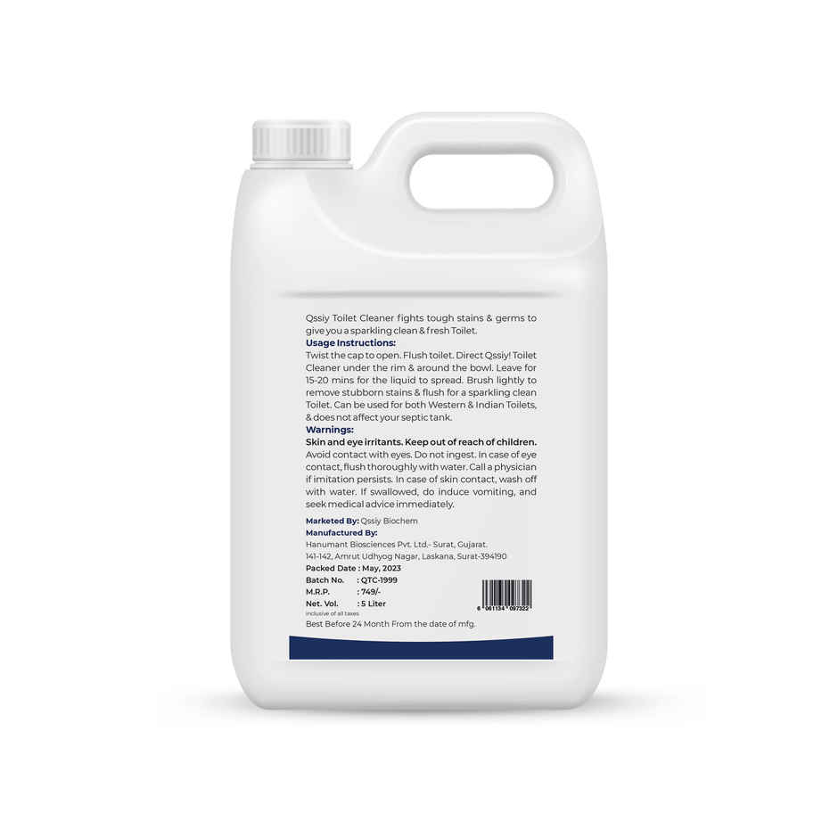 Qssiy Toilet Cleaner I Antibacterial remove 99.9% germs | Long Lasting Freshness | Fresh