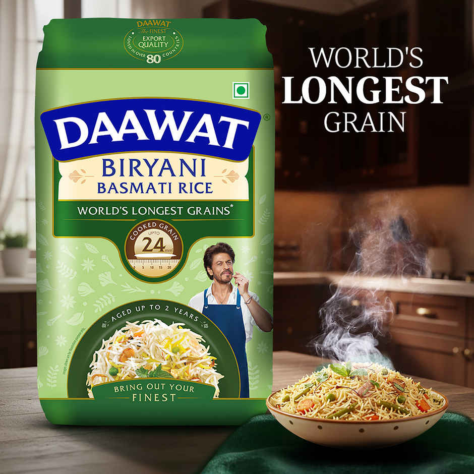 Daawat Biryani Pure Basmati Rice | Extra Long Grain