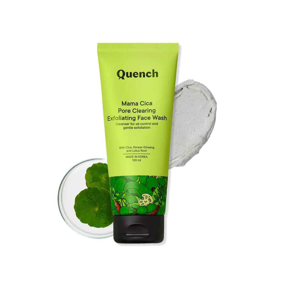 Quench Exfoliating Face Wash with Cica & Korean Ginseng for Acne Control