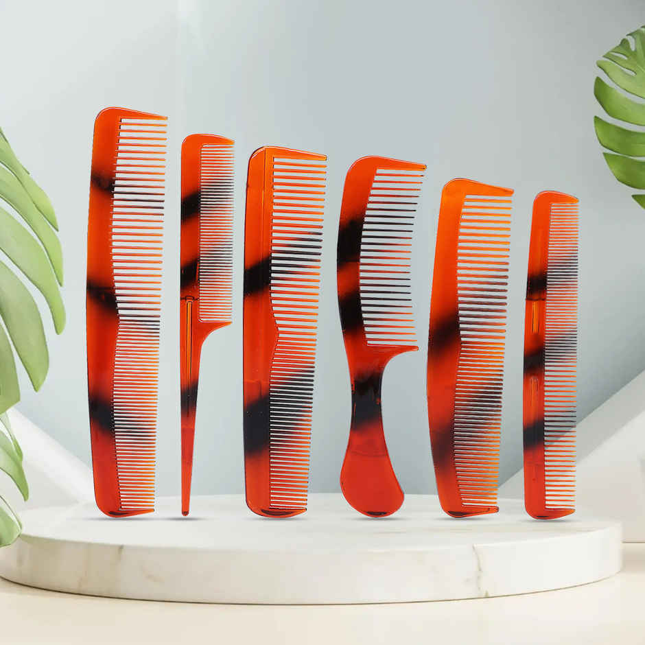 Midazzle Hair Comb Set of 6 (MIOC2902) Assorted