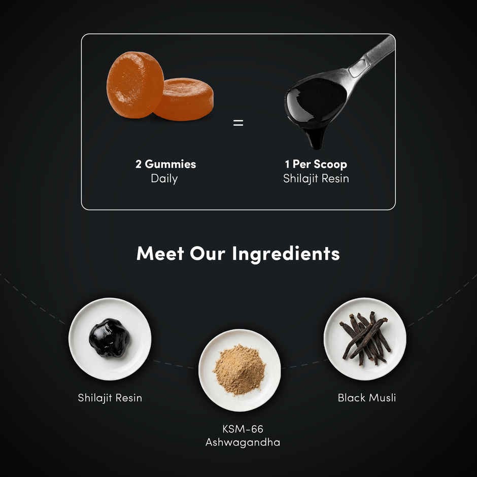 Man Matters Shilajit Gummies | 30 Gummies