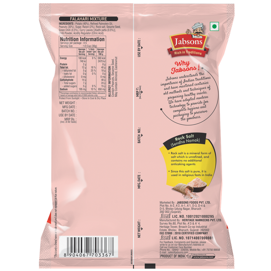 Jabsons Falahari Mixture | Light Snack Mix