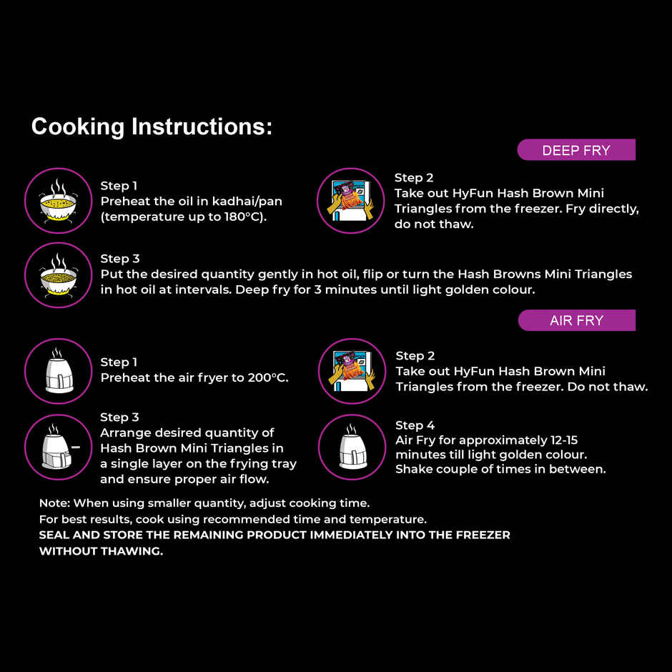 HyFun Hash Brown Mini Triangles