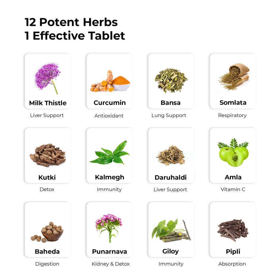 OYB Lung & Liver Dual Detox with Milk Thistle & Mullein