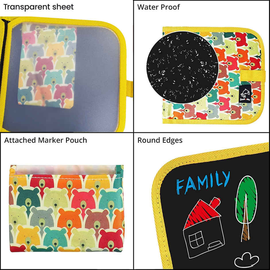 Kidology Erasable Doodle Drawing & Coloring Set | Multicolour