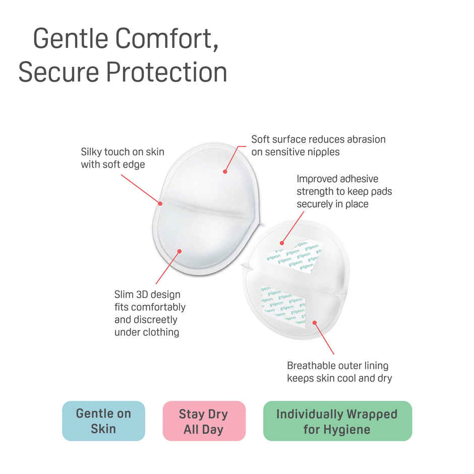 Pigeon Baby Care Breast Pads Comfy Feel
