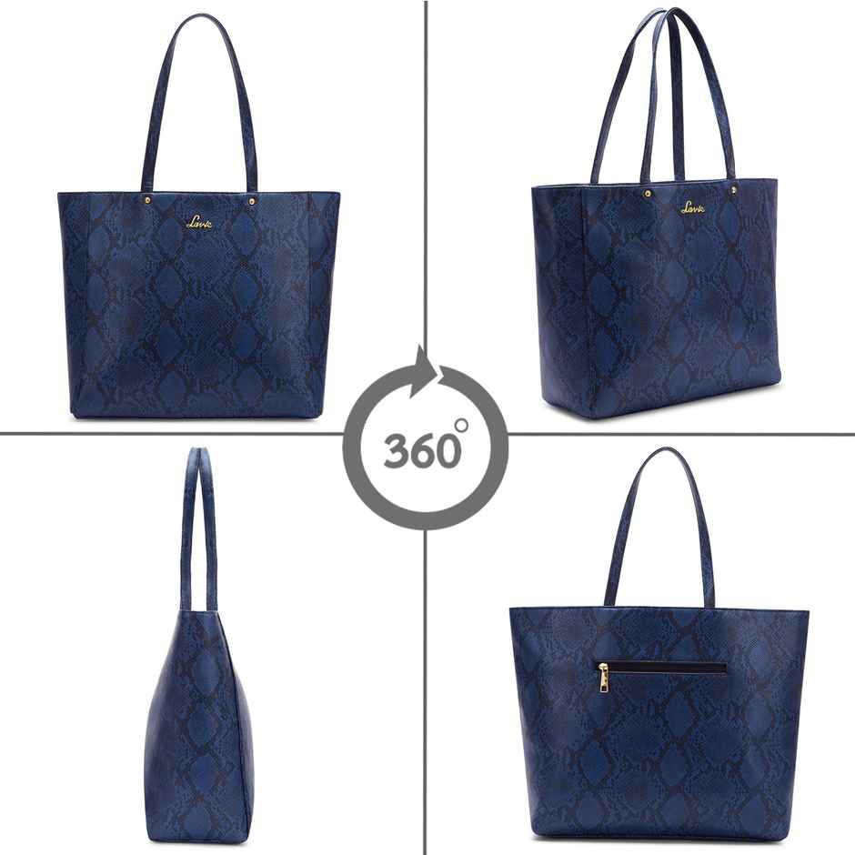 Lavie Women's Python Malgana Large Tote Handbag | Blue
