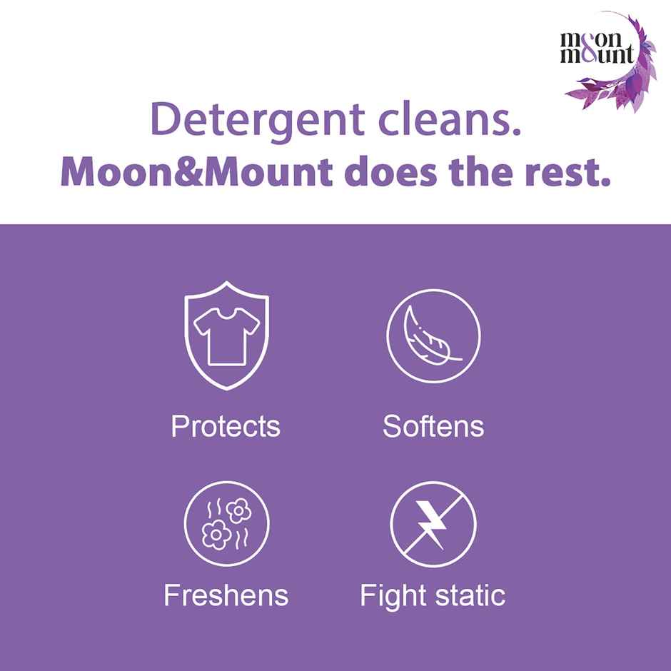 Moon And Mount Liquid Detergent Top Load Front Load Detergent Liquid For Washing Machine | Lavender