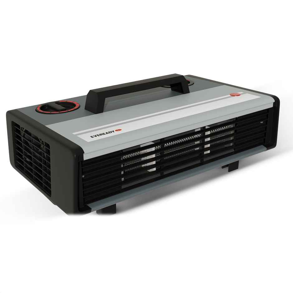 Eveready Thermaflo Heat Convector Room Heater | 2000W - ISI Mark | Black