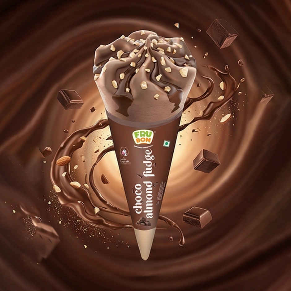 Frubon Choco Almond Fudge Ice Cream Cone Combo 
