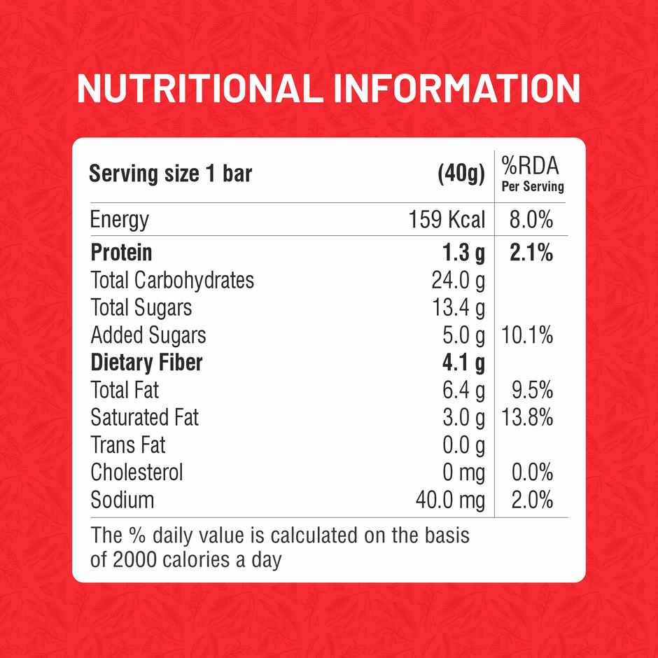 Rite Bite Berry Delite Fruitfill Fiber Energy Bar
