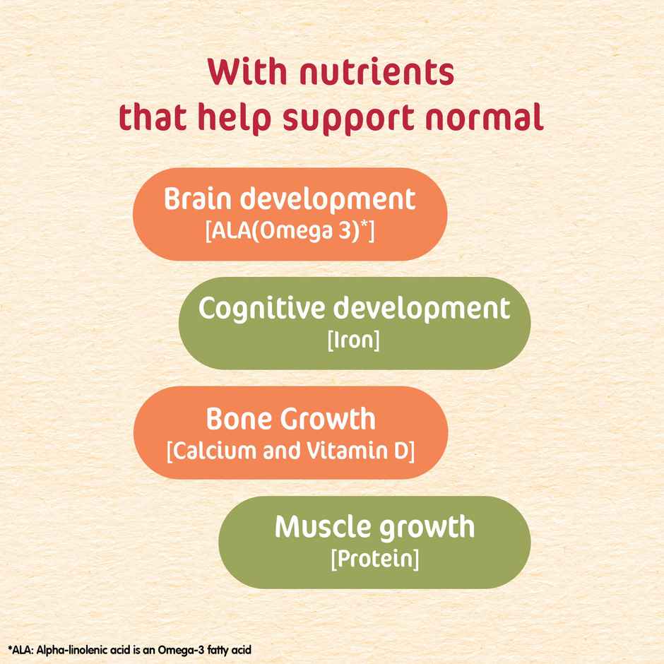 Nestle Cerelac Wheat Apple Baby Food Cereal, No Refined Sugar & No Preservatives, 6 to 24 Months