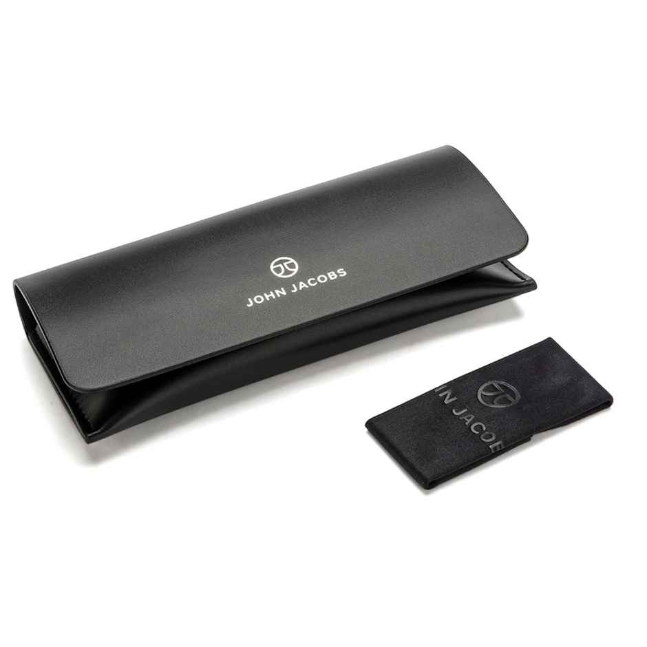 John Jacobs By Lenskart Unisex Acetate Wayfarer Sunglasses | Brown Tortoise - Extra Wide