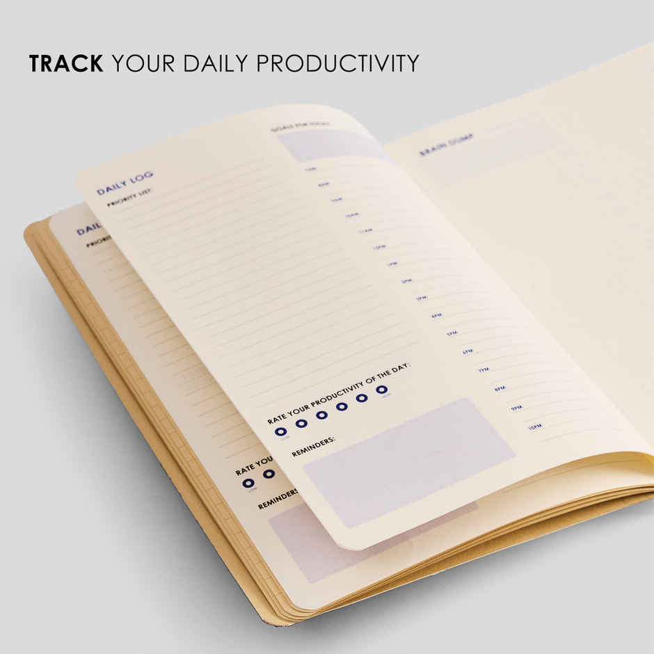myPAPERCLIP 12 Week Journal, Productivity | Black